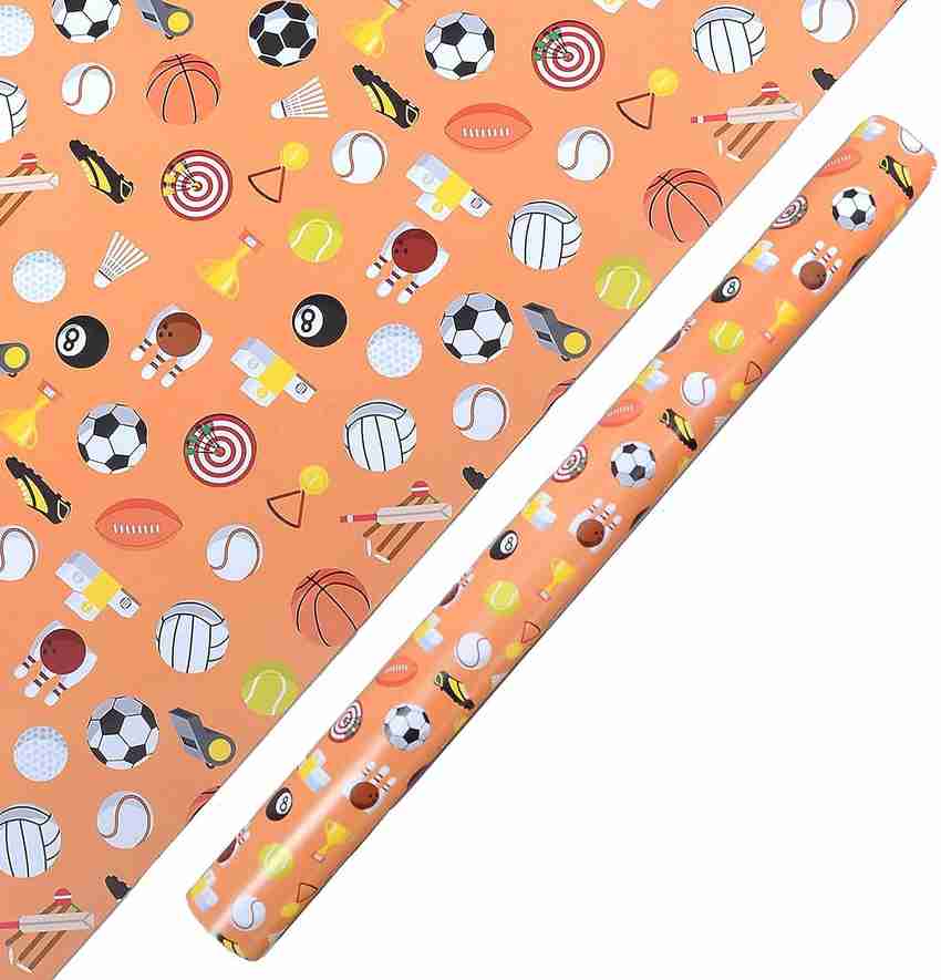 Sports wrapping paper deals