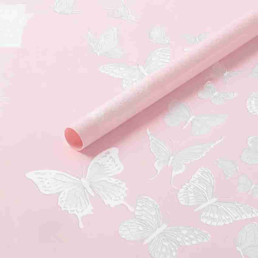 FlowerSelf Korean Style Wrapping Paper Sheets for Flower Bouquet Design (Mixed (W/E/LO/MP))
