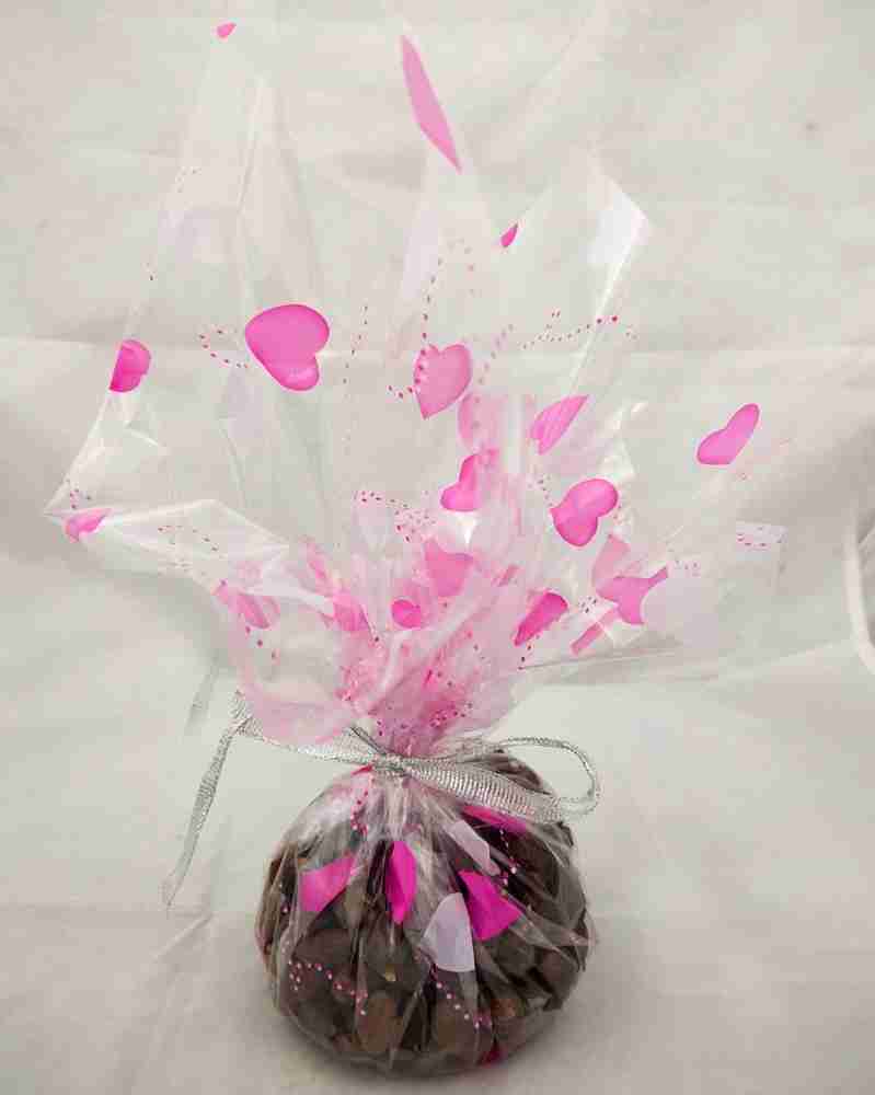 Transparent outlet gift wrap