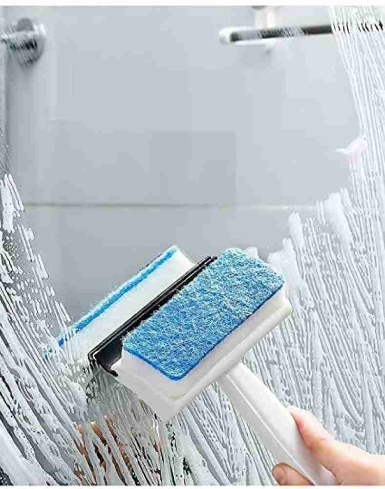 2 in 1 Window Cleaner Brush Glass Cleaning Mesh Cleaner Window Cleaner Tool  at Rs 50/piece, Car Accessories in Parbhani