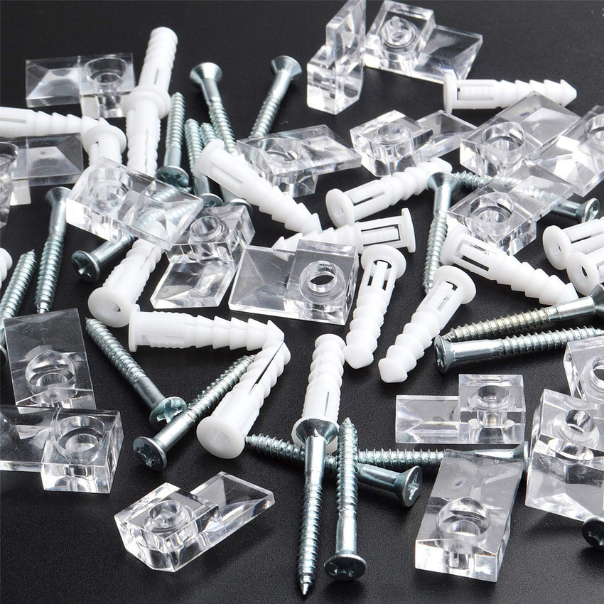 Plastic mirror clips store
