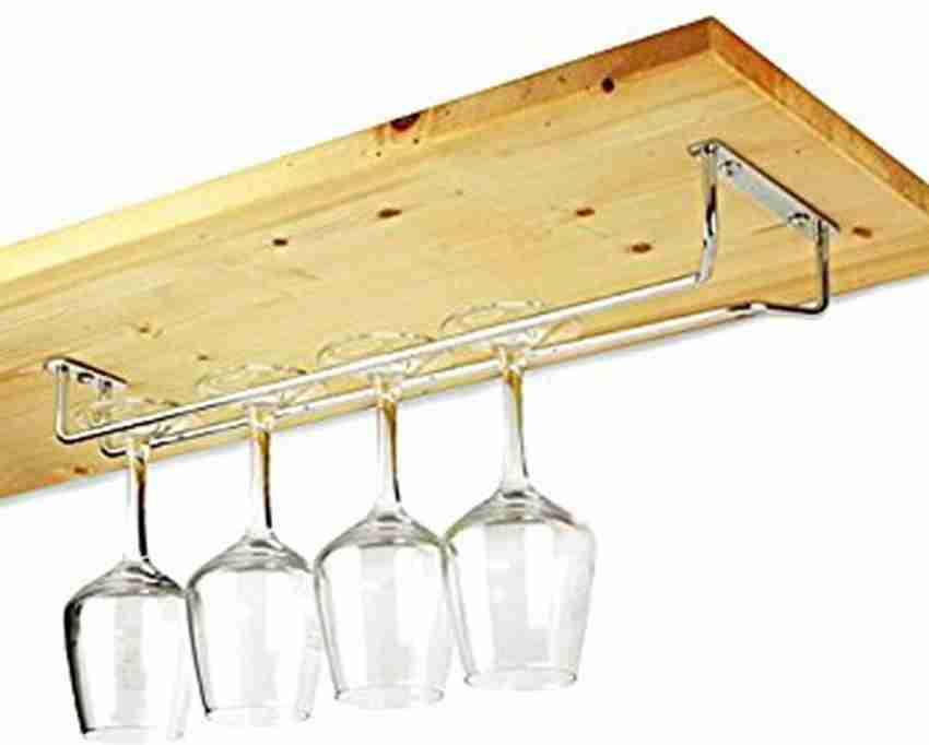 TOPAZ Stainless Steel Wine Glass Rack Wine Glass Holder Wine Rack For Pub and Club Size 15.5 Inch Stainless Steel Stemware Holder Price in India Buy TOPAZ Stainless Steel