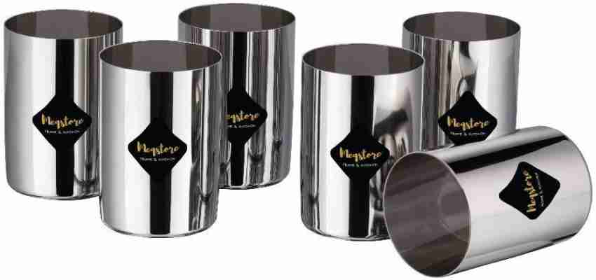 Stainless Steel Plain Lassi Glass Water Drinking Tumbler Cup