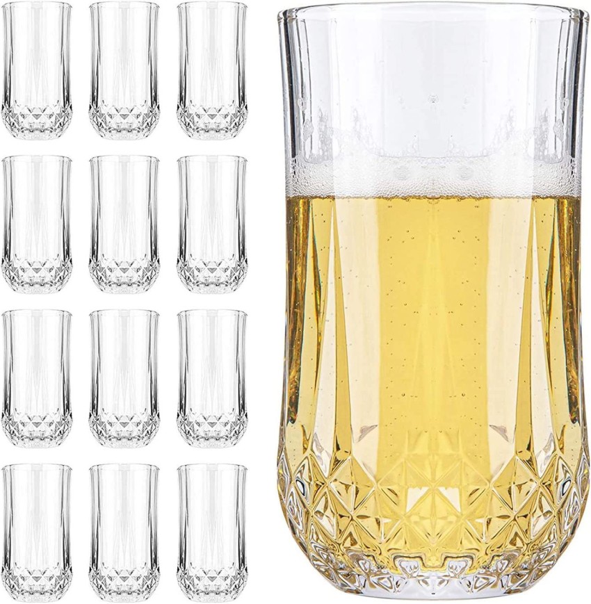 Sazoli (Pack of 6) Water Glass Juice Glass Set Drinking Glass Glass Set  Water/Juice Glass Price in India - Buy Sazoli (Pack of 6) Water Glass Juice Glass  Set Drinking Glass Glass