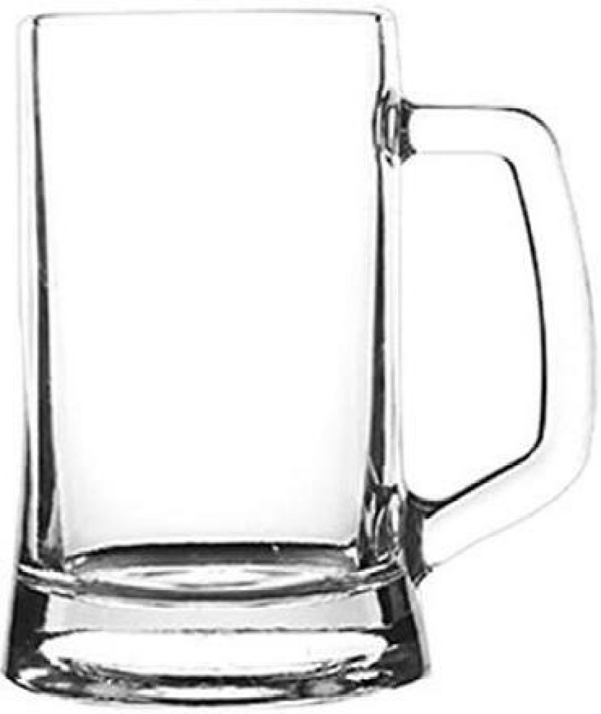 Tap2kaart Glass Beer Mug - 1 Pieces, Transparent, 400 ml Glass