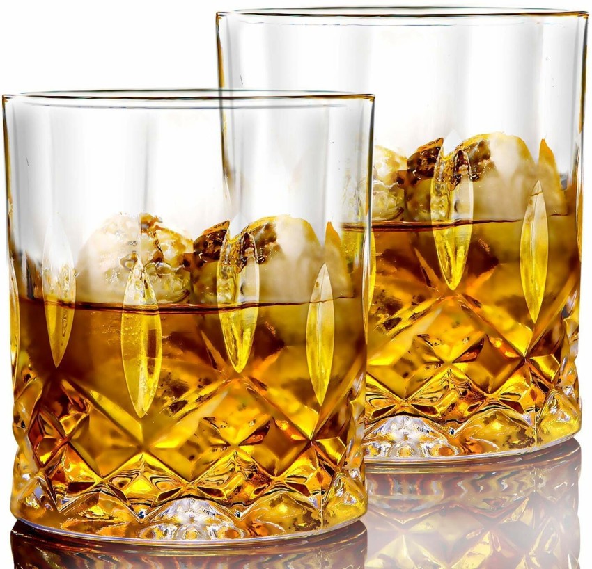 The Night Sip (Pack of 2) Whiskey Glasses Set of 2 Pcs- 250ml
