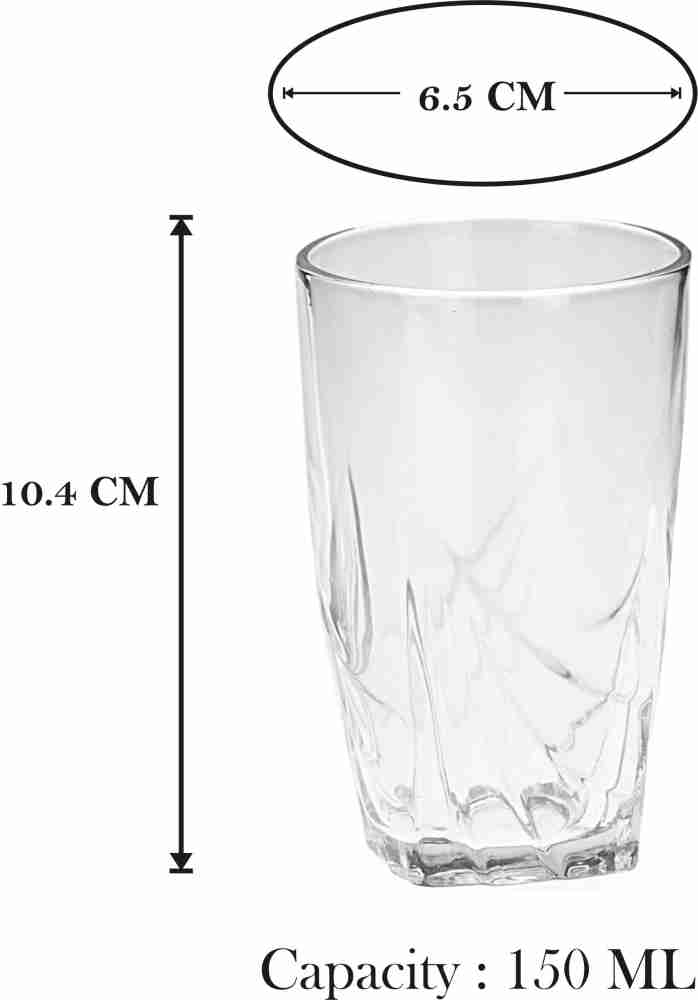 1st Time (Pack of 6) Multi Purpose Beverage Tumbler Drinking Glass Set For  Home & Bar Use ( Set Of 6) kk106 Glass Set Whisky Glass Price in India -  Buy 1st