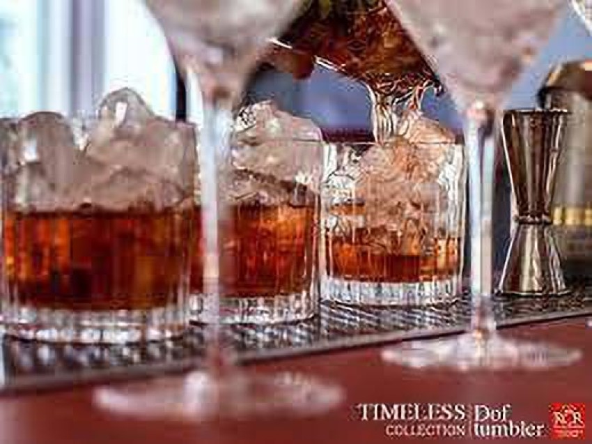 RCR Crystalleria (Pack of 6) Timeless Crystal Whisky Glass -Set of 6 (360 ml)  Made in Italy Glass Set Whisky Glass Price in India - Buy RCR Crystalleria  (Pack of 6) Timeless