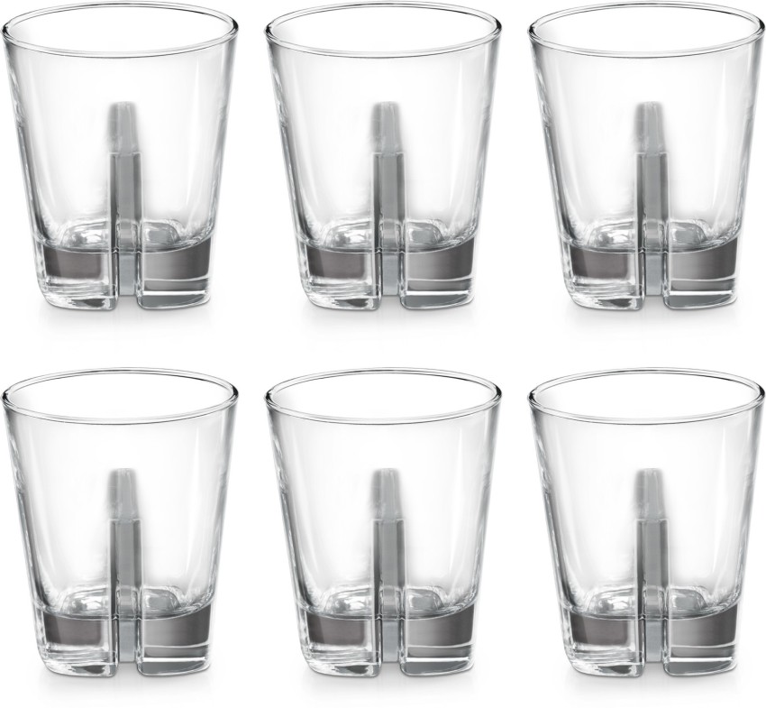 Buy D'ziner Itano Glass Tumbler, Set of 6, 200ML - Treo by Milton