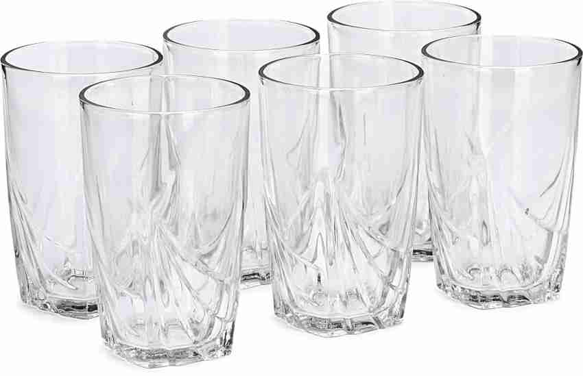 1st Time (Pack of 6) Multi Purpose Beverage Tumbler Drinking Glass Set For  Home & Bar Use ( Set Of 6) kk106 Glass Set Whisky Glass Price in India -  Buy 1st