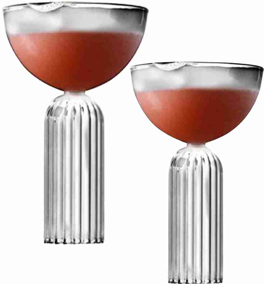 Ribbed Stem Cocktail Glass 250 ML – melbify