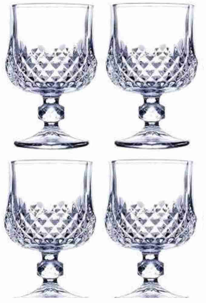 Buy Domingo Hub® Crystal Brandy Glass, Wine Glass Set of 2, 190 ML Sherry,  Brandy, Cognac, Snifter Glasses, Handcrafted, Crystal Glass, Great for  Spirits, Drinks, Bourbon, Made in Europe Elegant Online at