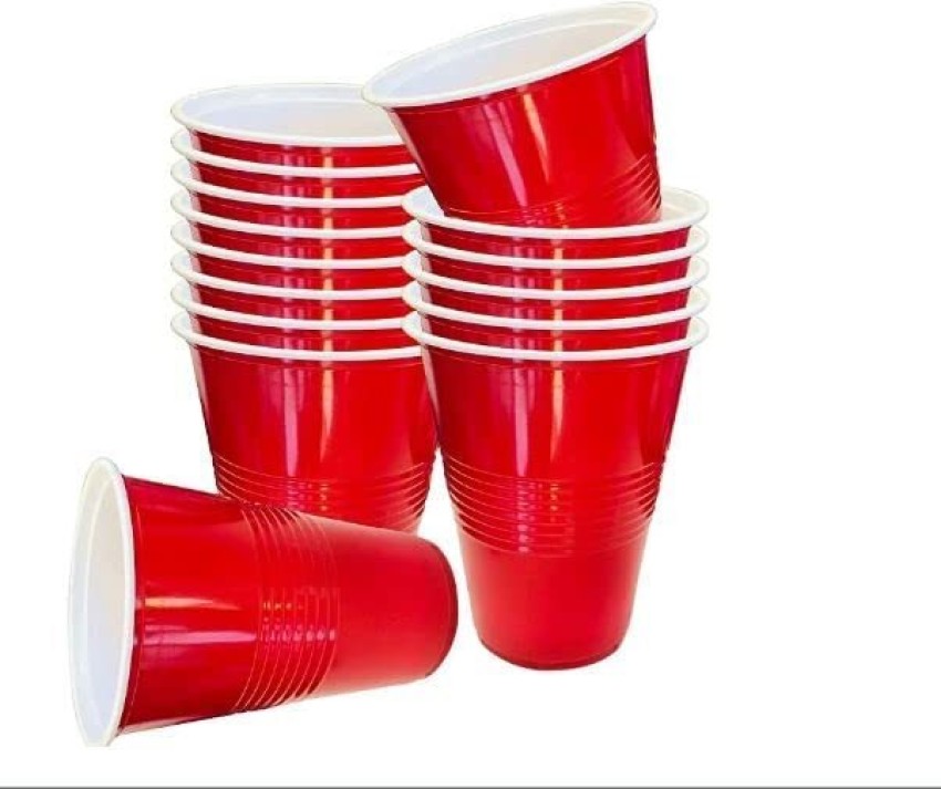 16oz Plastic Red Party Cups (Beer Pong) - Disposable 20/40/60