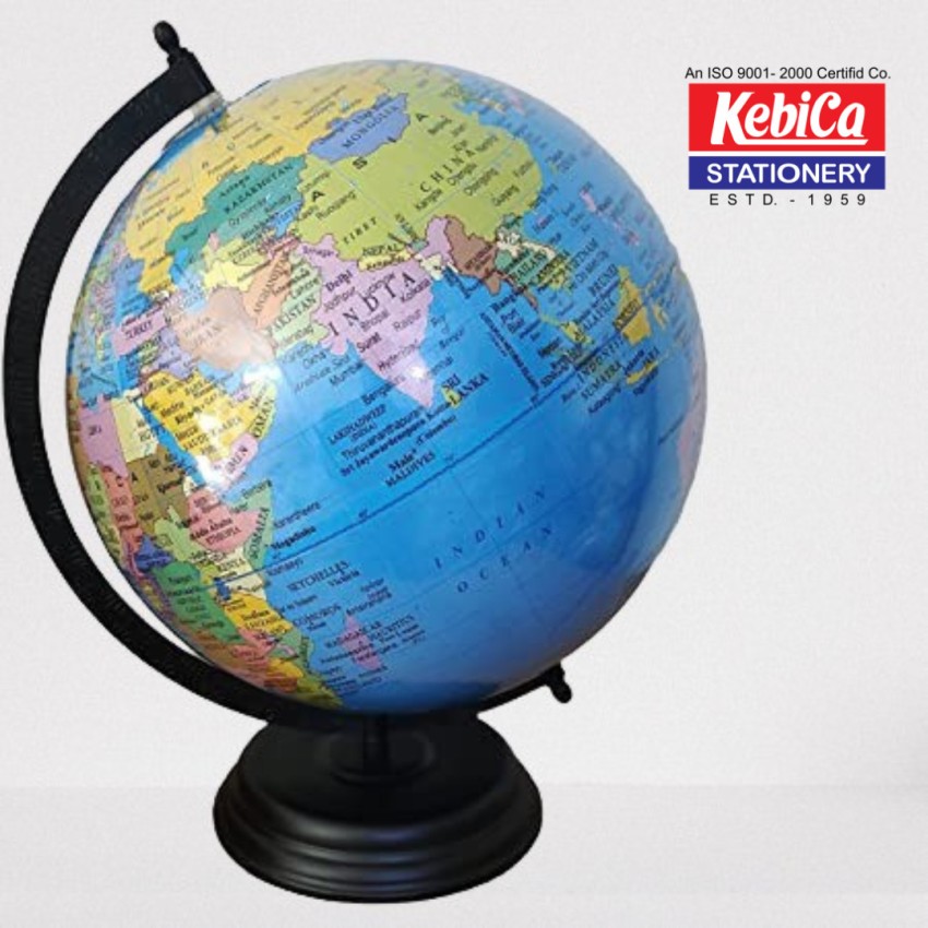 Kebica Educational Lightweight World Globe for Kid 4-12 Years Schools  Government Office World Map 6Inch Diameter New World With Ocean Name World  Globe Price in India - Buy Kebica Educational Lightweight World