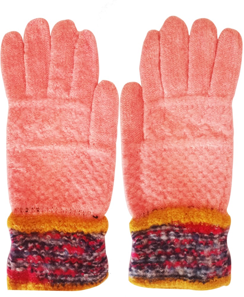 BABYSHOPEE Solid Winter Women Gloves - Buy BABYSHOPEE Solid Winter Women  Gloves Online at Best Prices in India