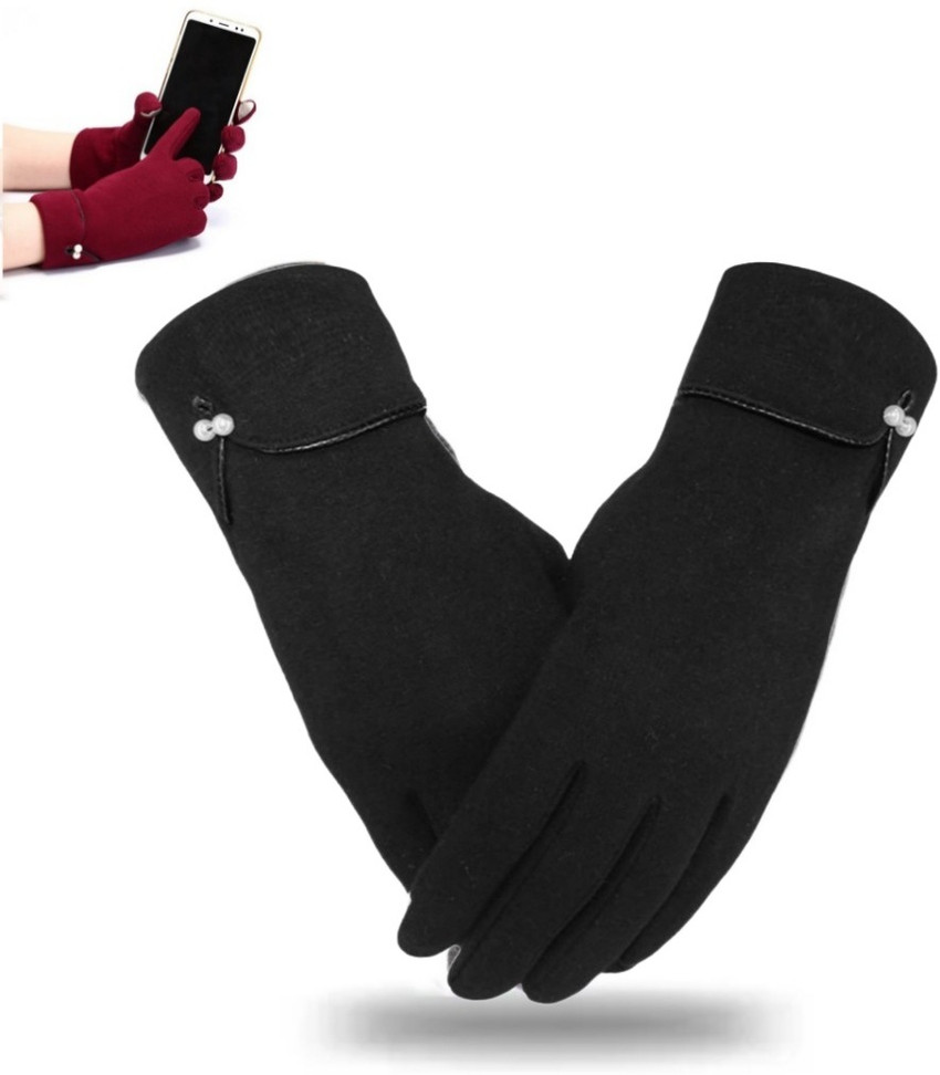 Winity Solid Winter Women Gloves Buy Winity Solid Winter Women
