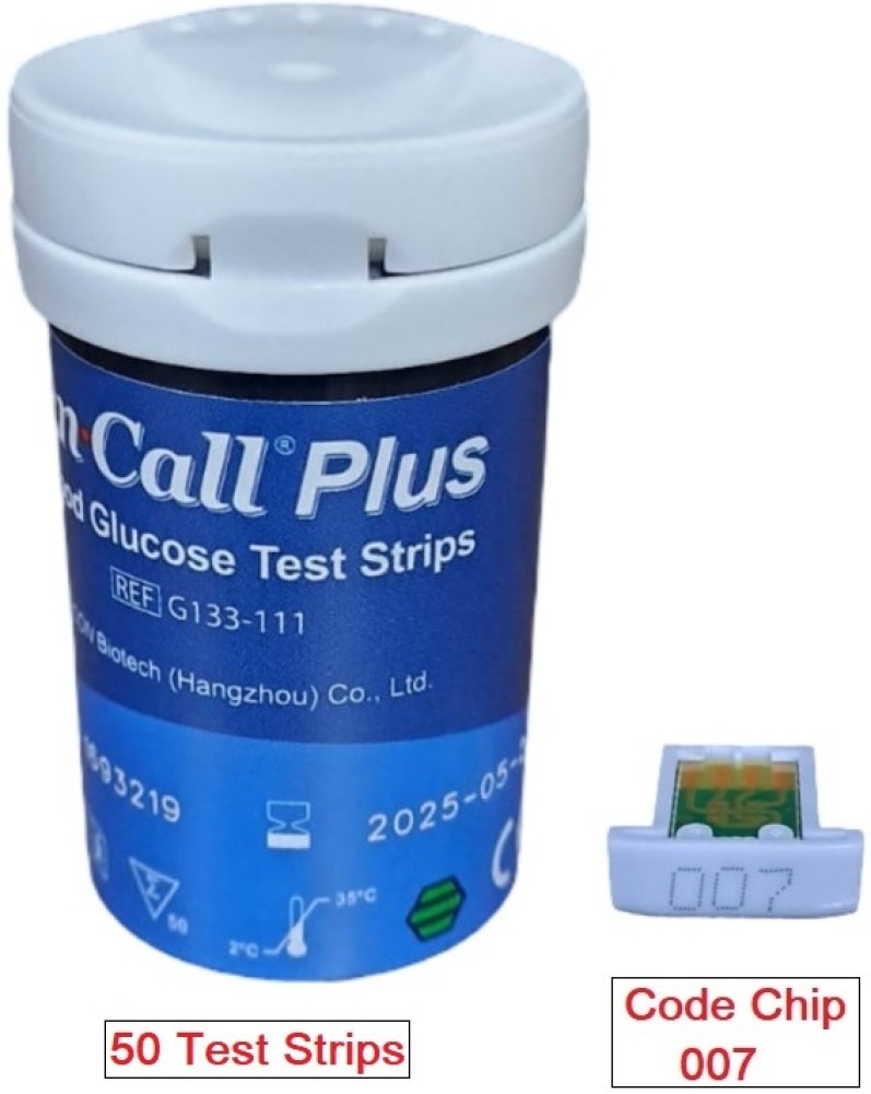 NSC On Call Plus Blood Glucose Test Strips Pack of 20 fresh lot ...