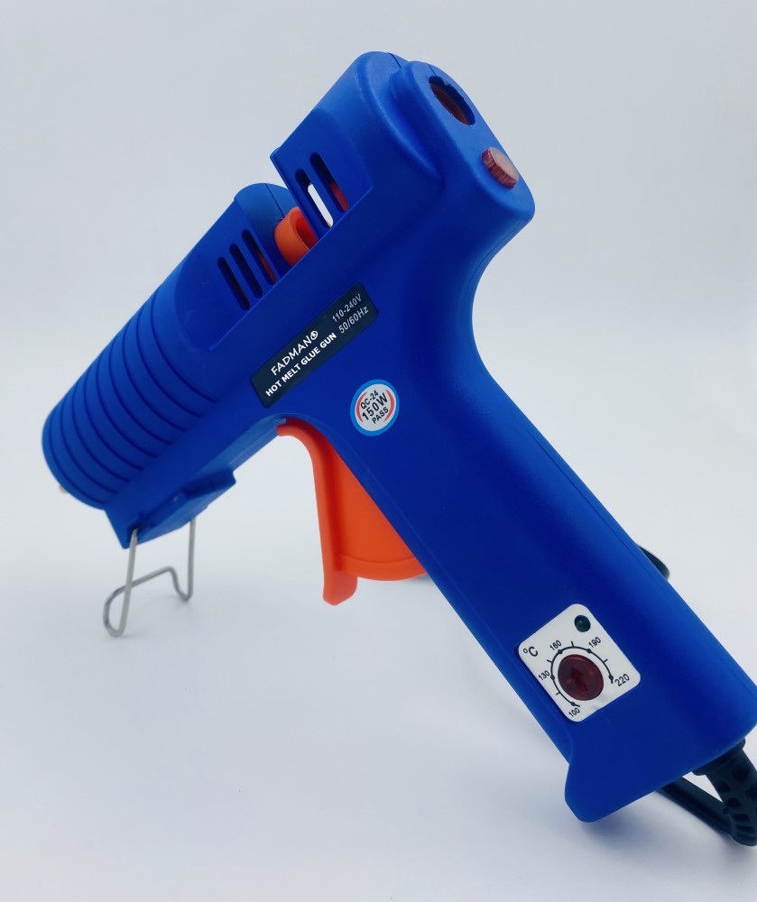 FADMAN BLUE MINI GLUE GUN, 20 WATT, HOT MELT GLUE GUN