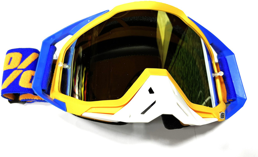 Yellow dirt bike goggles deals