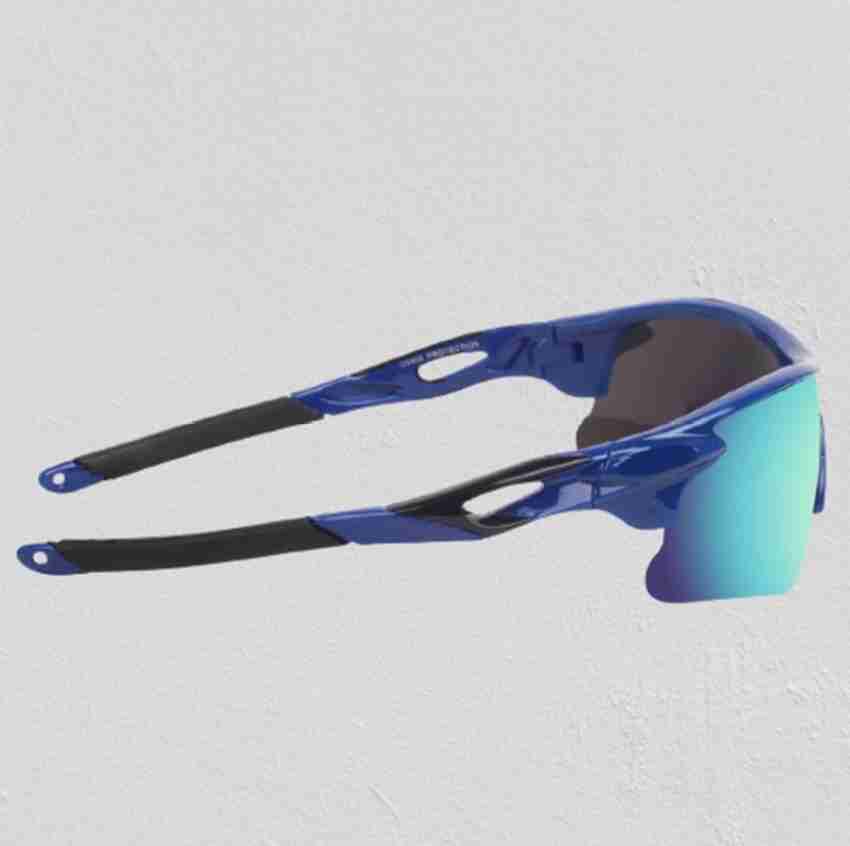 TENFORD Mirrored UV400 Lenses Men Sports Sunglasses- Combo Pack of