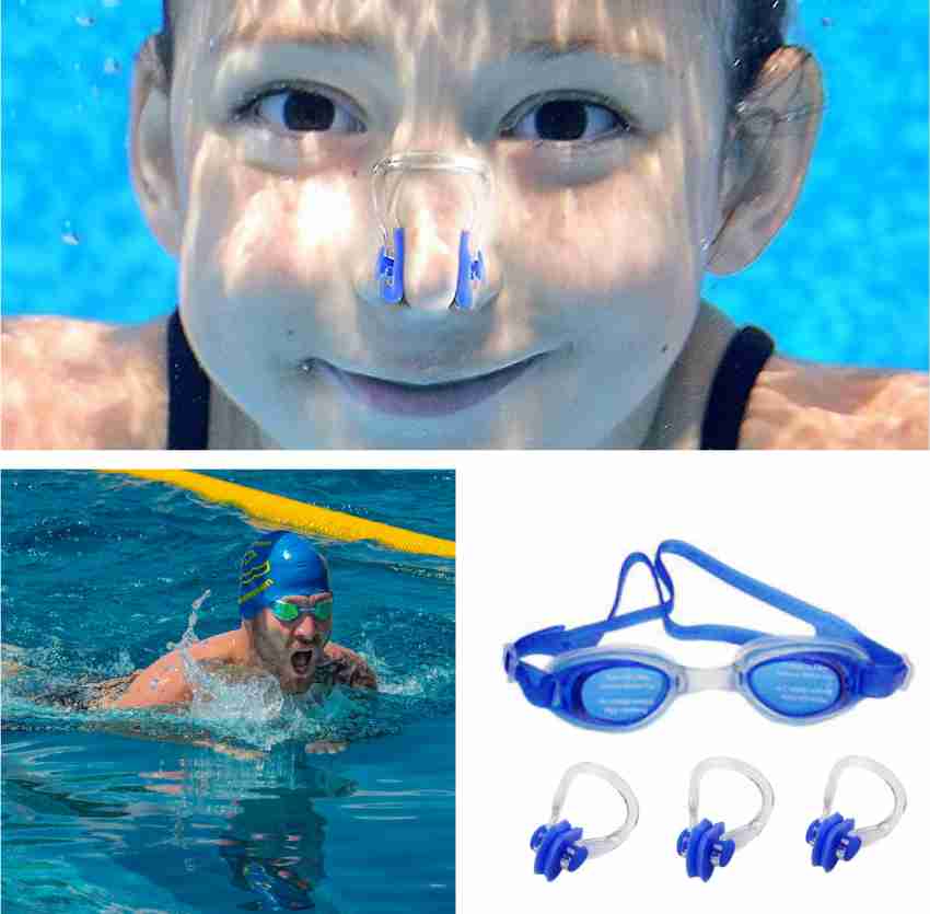 Goggles with cheap nose plugs