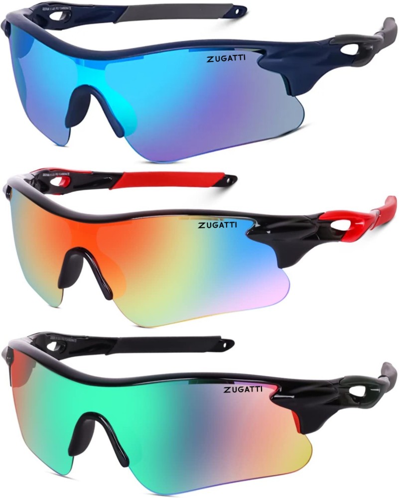 Zugatti Mirrored, Polarized, UV Protection Sport Sunglasses (Free Size) (Men  & Women) Sports Goggles - Buy Zugatti Mirrored, Polarized, UV Protection Sport  Sunglasses (Free Size) (Men & Women) Sports Goggles Online at
