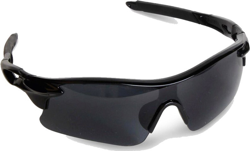 Black sports sunglasses sales
