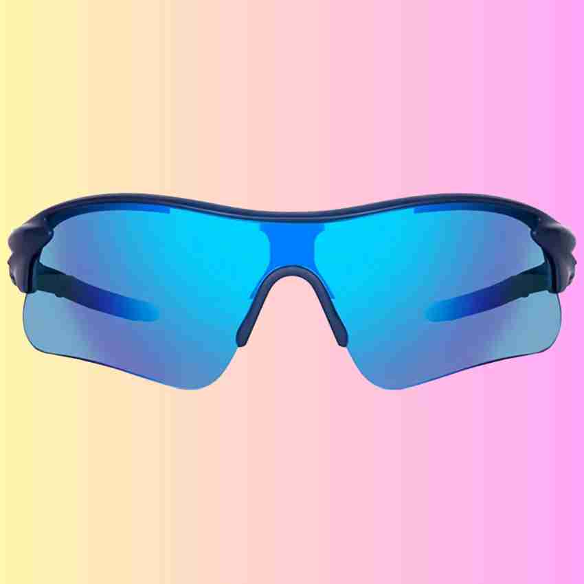 JEERATI Men Half Rim Sports Sunglasses | Polarized and 100% UV Protected | Combo Pack (Pack of 2)