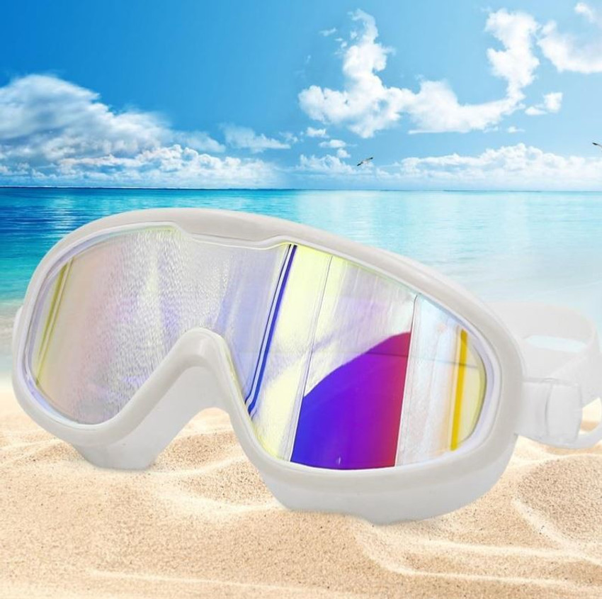 Swim goggles with hot sale nose clip attached