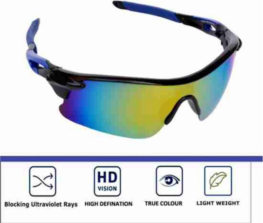 FREUITS Sports Goggles Black Blue for Cricket Cycling Running Cricket Goggles Buy FREUITS Sports Goggles Black Blue for Cricket Cycling Running Cricket Goggles Online at