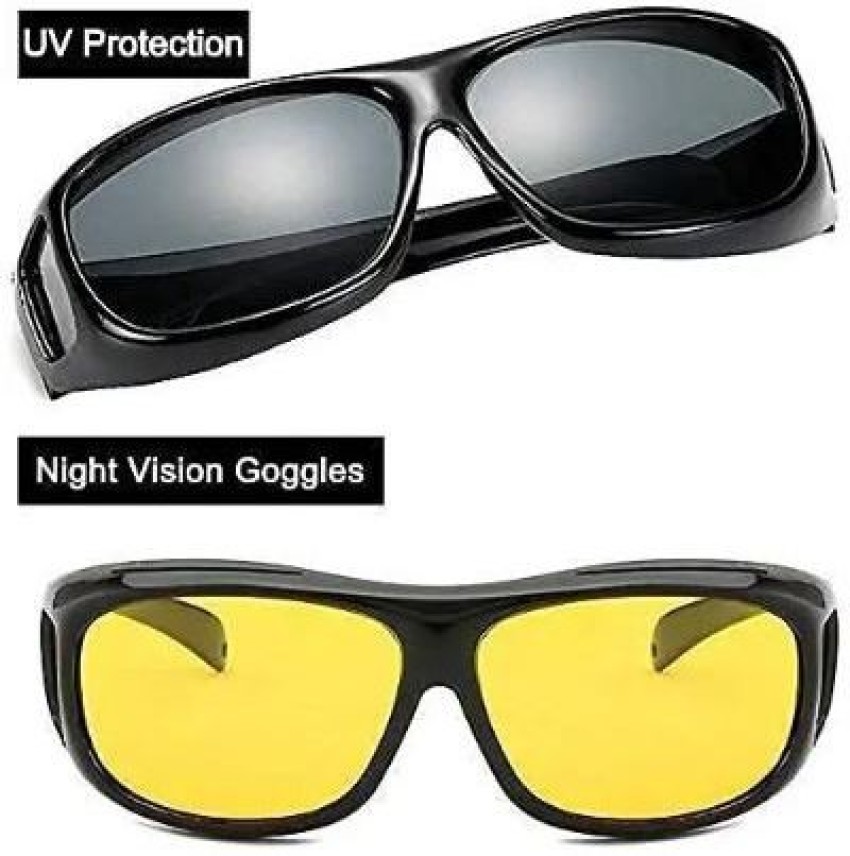 ARTI CORPORATION 2 HD Vision Glasses, 1 Yellow lens for Night Vision  Cycling Goggles - Buy ARTI CORPORATION 2 HD Vision Glasses, 1 Yellow lens  for Night Vision Cycling Goggles Online at