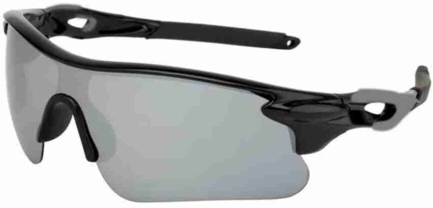 JEERATI UV400 Protected Mirrored Sports Sunglasses Cricket Goggles