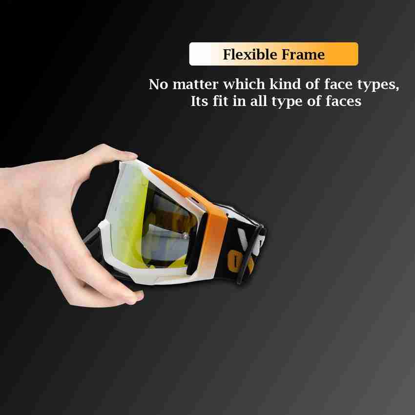 Orange best sale safety goggles