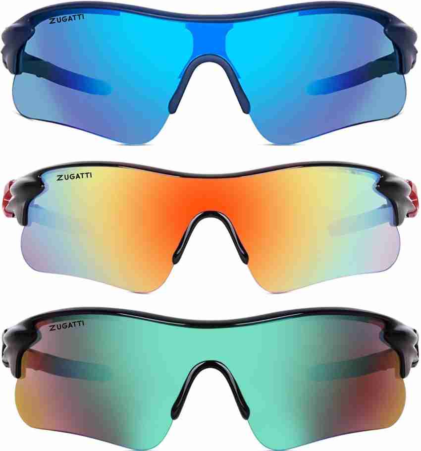 Zugatti Mirrored Polarized UV Protection Sport Sunglasses Free