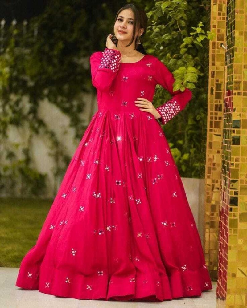 Flipkart long outlet frock suits