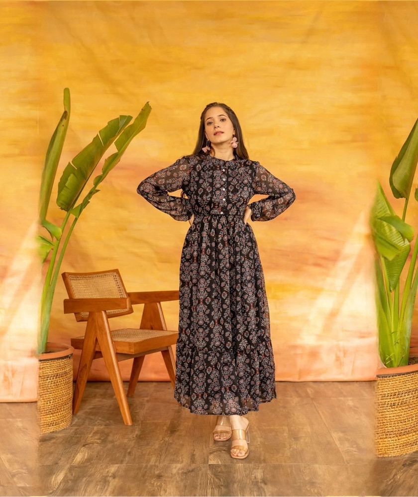 GURUKRUPA ENTERPRISE Anarkali Gown Price in India Buy GURUKRUPA
