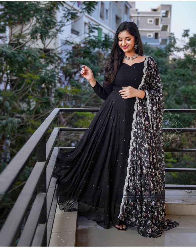 KAVYA ENTERPRISE Anarkali Gown Price in India Buy KAVYA ENTERPRISE Anarkali Gown online at Flipkart