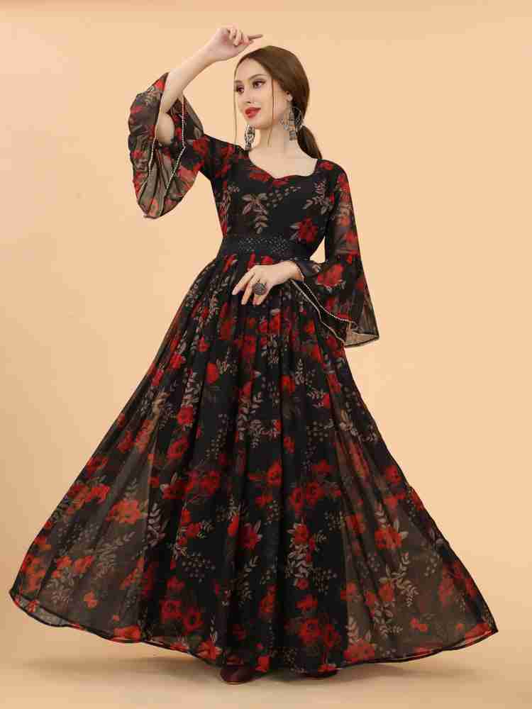 Long gown 2025 dress in flipkart
