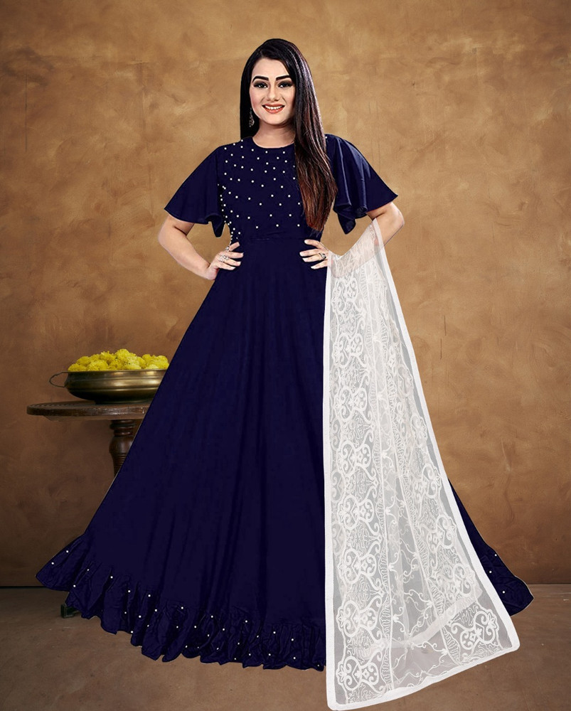 MISS CLOTHING Flared/A-line Gown Price in India - Buy MISS CLOTHING  Flared/A-line Gown online at Flipkart.com
