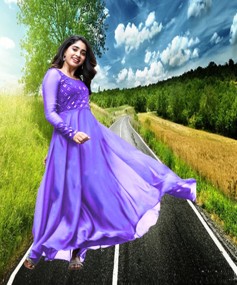 Anarkali gown hot sale on flipkart