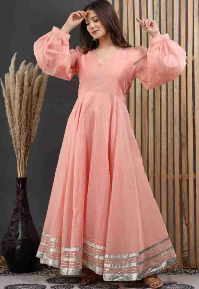 kit villa Anarkali Gown Price in India Buy kit villa Anarkali Gown online at Flipkart