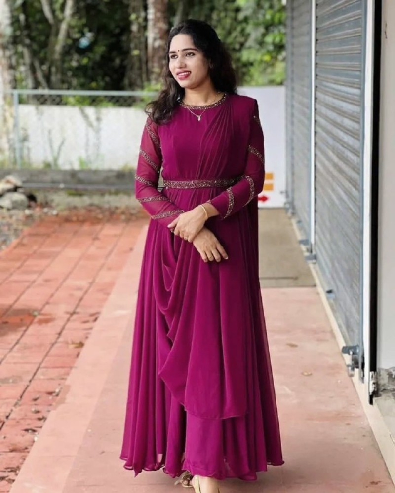 aanyaprint Anarkali Gown Price in India Buy aanyaprint Anarkali Gown online at Flipkart