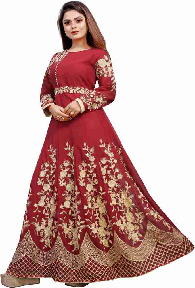 VILUCHI Anarkali Gown Price in India Buy VILUCHI Anarkali Gown