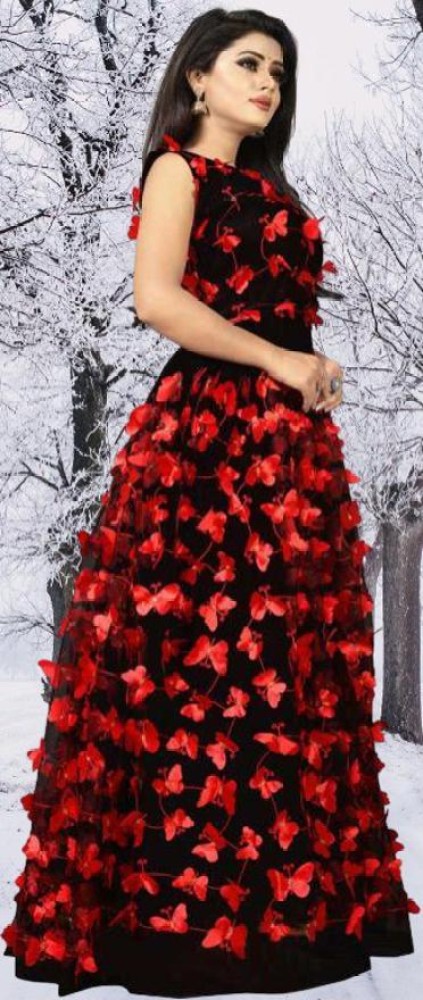 Butterfly hot sale gown flipkart