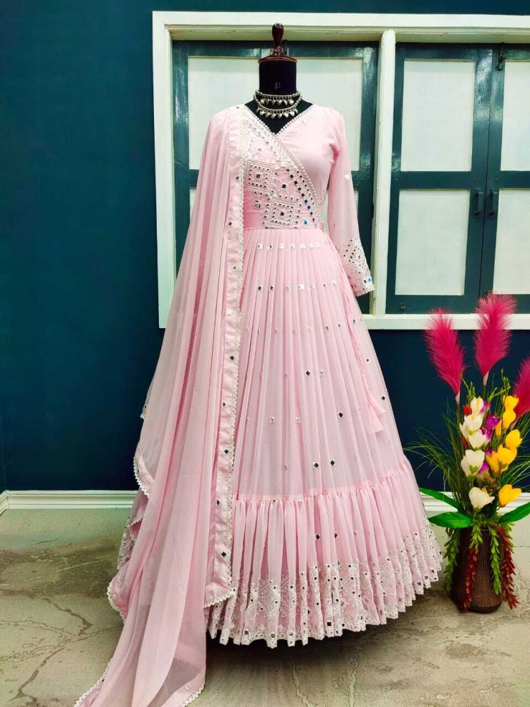 Party wear 2025 gown on flipkart