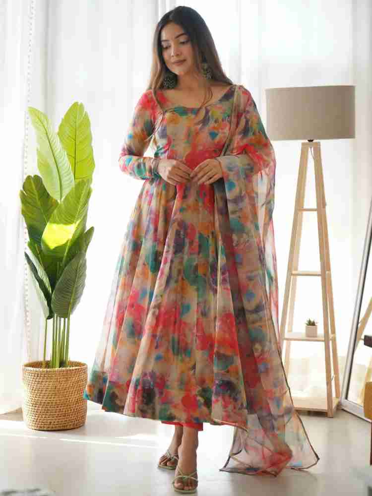 Anarkali dress amazon hot sale online shopping