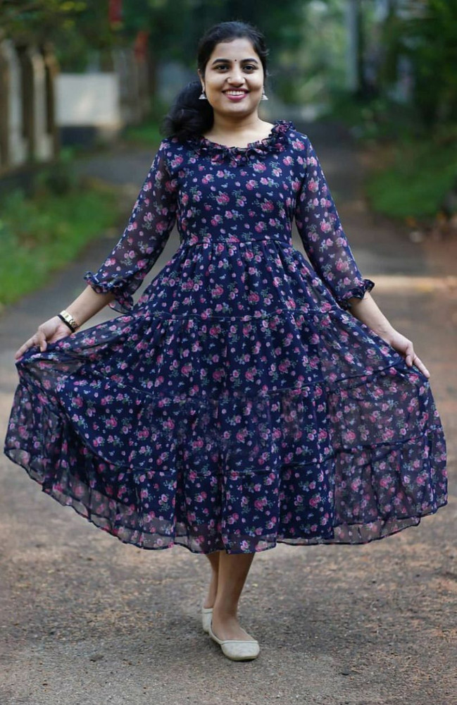 Simple anarkali tops cheap