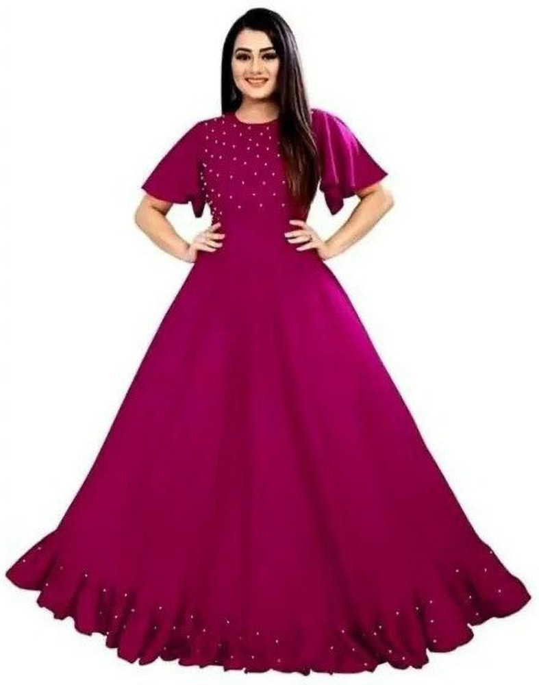 Flipkart gown hot sale design