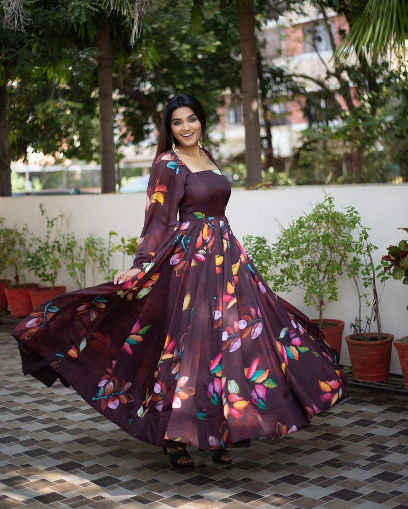 ZUAVI Women Embellished Gown Kurta  Buy ZUAVI Women Embellished Gown Kurta  Online at Best Prices in India  Flipkartcom