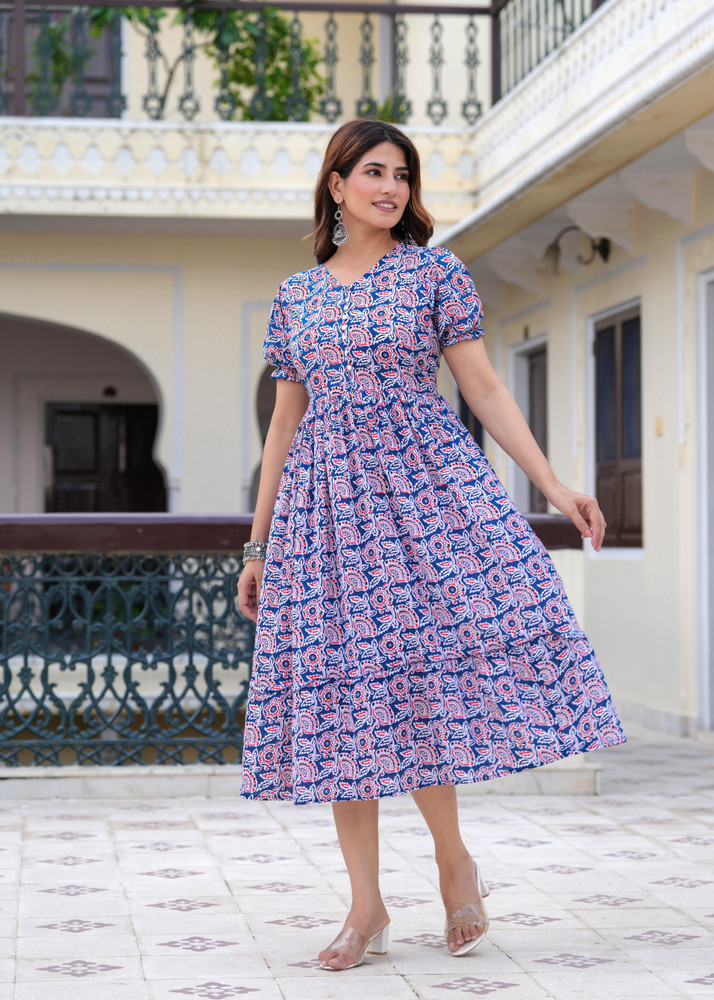BAHUBALI CREATION Flared A line Gown Price in India Buy BAHUBALI CREATION Flared A line Gown online at Flipkart